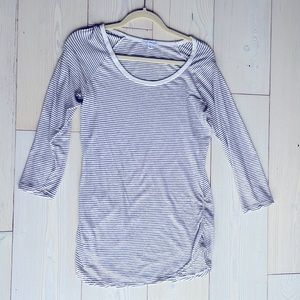 James Perse long sleeve shirt, striped, size 4